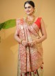 Golden And Maroon Kanjivaram Silk Wedding Saree